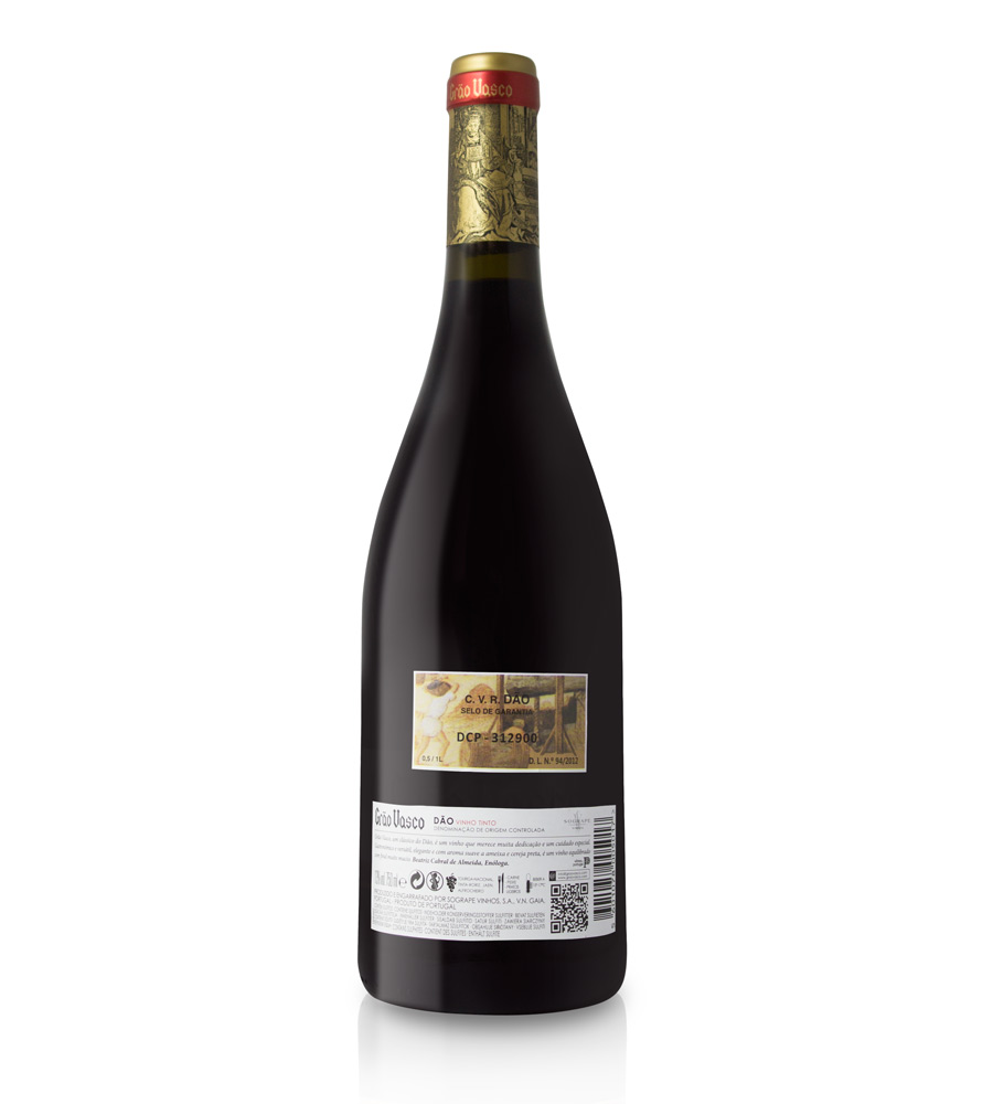 Red Wine Grão Vasco 2021, 75cl Dão Envio grátis VINHA